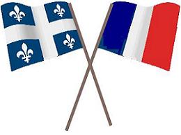 France Quebec drapeau